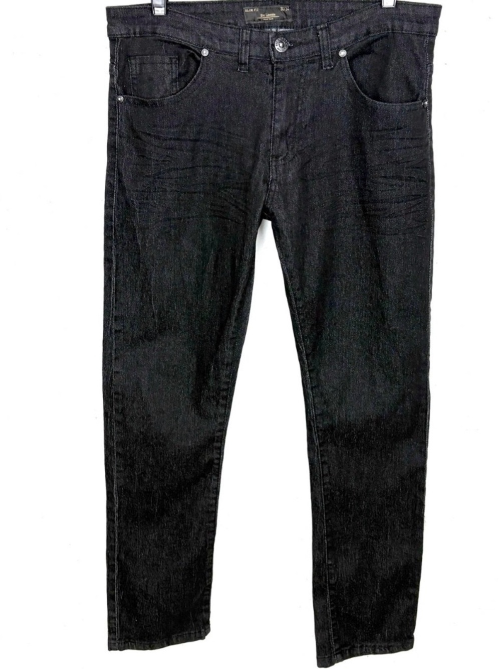 Slim Straight Men's Black Jeans